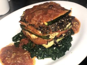 Flourless Lasagna  at The Organic Grill in New York City