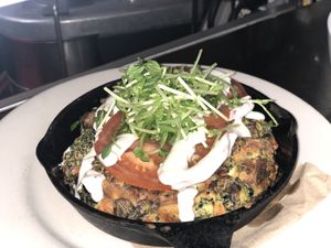 Brunch Fritatta  at The Organic Grill in New York City