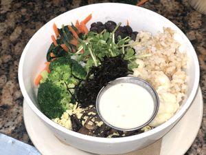 OG Dragon Bowl was designed as a tribute to Angelica Kitchen, a pioneer of Vegan Cuisine in NYC at The Organic Grill in New York City