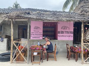 The little restaurant, in a local village where you wouldn’t expect it! at Ulu Dos Tres Taco in Zanzibar