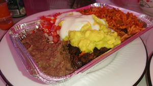 Borrito bowl 😋😋 yummy 😍 at Ulu Dos Tres Taco in Zanzibar