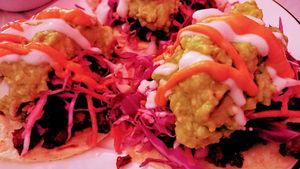 Taco at Ulu Dos Tres Taco in Zanzibar