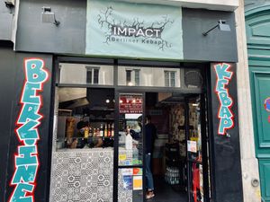 Outside at Impact Berliner Kebap in Paris