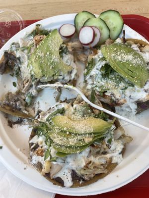 The Sopes  at El Veganito in La Mesa