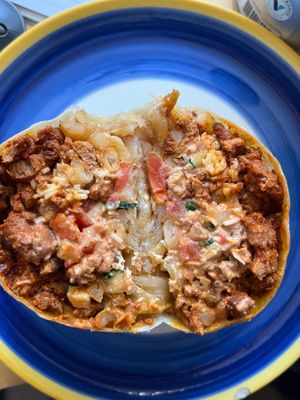 California Burrito  at El Veganito in La Mesa