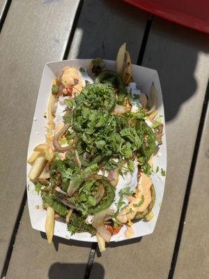 fries  at El Veganito in La Mesa