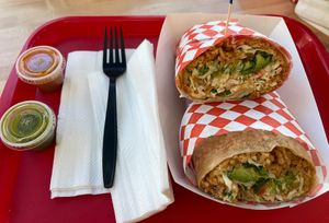 phish burrito   at El Veganito in La Mesa