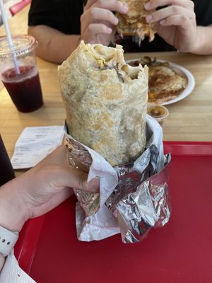 bee-fast burrito   at El Veganito in La Mesa