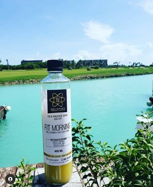 The perfect Detox to start your morning  at Elixir Juice & Bowl Bar in Tulum