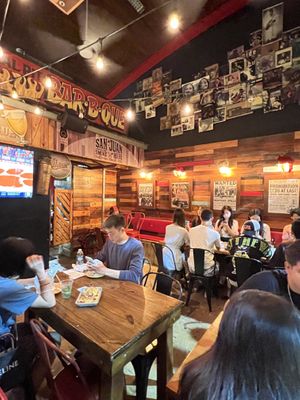 Meaty but fun interior  at San Juan Smokehouse in San Juan