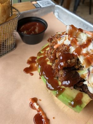 More of the stuffed avocado  at San Juan Smokehouse in San Juan