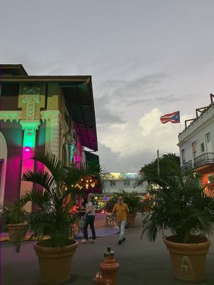 View from the seating  at San Juan Smokehouse in San Juan