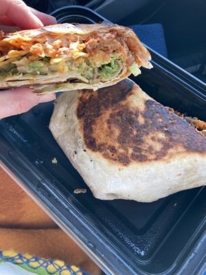 Barbecue crunch wrap  at Ward of Health in Harrisburg