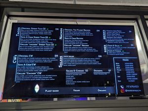 Menu posted 3/2/2024 at Ward of Health in Harrisburg