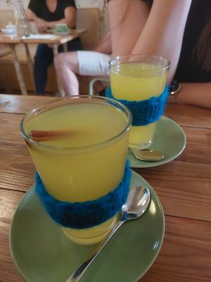 Hot lemonade at The Lemonade Stand in Cologne