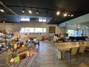 Main dining area  at Cafe Slow in Tokyo