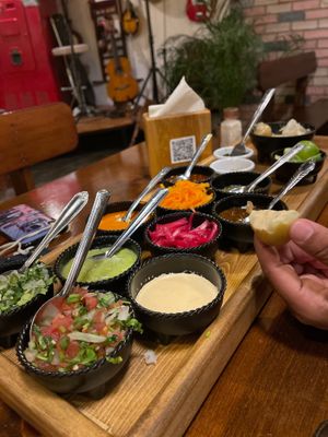 Garnishes  at El Meson del Ahorcado  in San Jose Del Cabo