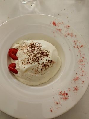 Tiramisu en deux textures at Chateau d'Urspelt in Clervaux