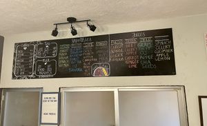 Drinks at Cafe Corazon in Troncones