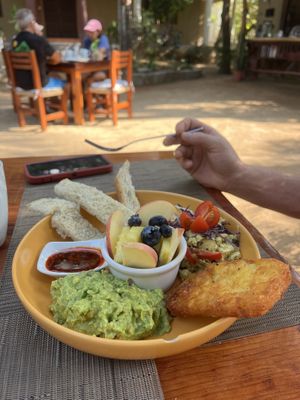   at Cafe Corazon in Troncones