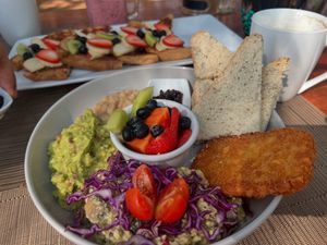   at Cafe Corazon in Troncones