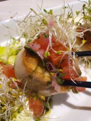 Scallop close up shot ~ 14/4/21 at iVegan 爱素 - Thomson Plaza in Central Singapore