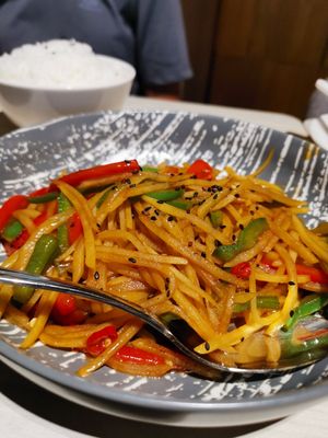 Hot & Sour Shredded Potato at iVegan 爱素 - Thomson Plaza in Central Singapore