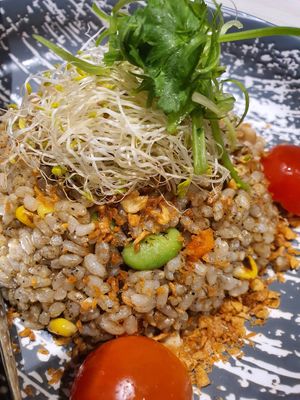 Fried brown rice ~ 3/5/21 at iVegan 爱素 - Thomson Plaza in Central Singapore