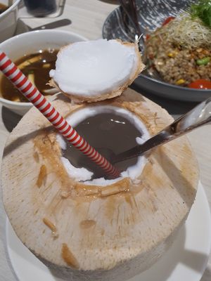 Baby young coconut ~ 3/5/21 at iVegan 爱素 - Thomson Plaza in Central Singapore