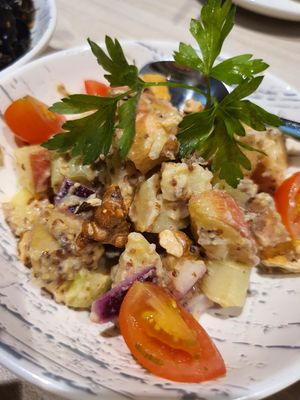 Apple and potato salad ~ 11/5/21 at iVegan 爱素 - Thomson Plaza in Central Singapore
