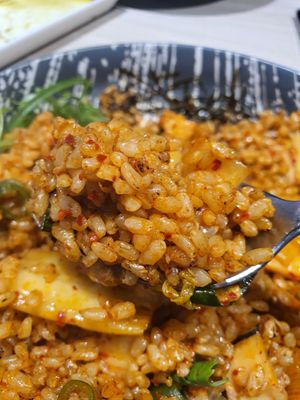 Kimchi fried brown rice 😍 ~ 22/6/21 at iVegan 爱素 - Thomson Plaza in Central Singapore