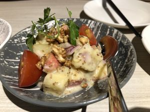 Waldorf salad- contains onion at iVegan 爱素 - Thomson Plaza in Central Singapore