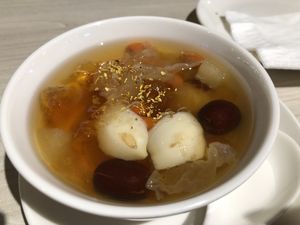 Peach gum osmanthus at iVegan 爱素 - Thomson Plaza in Central Singapore