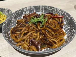 Wok fried Udon   at iVegan 爱素 - Thomson Plaza in Central Singapore