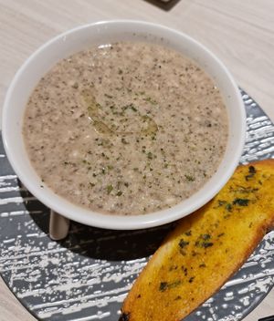 Mushroom Soup ~ 23/2/22 at iVegan 爱素 - Thomson Plaza in Central Singapore