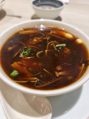 Hot and Sour soup ~ 23/2/22 at iVegan 爱素 - Thomson Plaza in Central Singapore