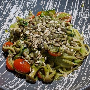 Linguine Pesto at iVegan 爱素 - Thomson Plaza in Central Singapore