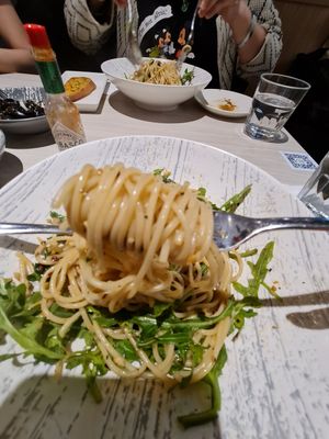 Mushroom Aglio Olio  ~7/10/22 at iVegan 爱素 - Thomson Plaza in Central Singapore