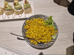 Scrambled tofu starter at iVegan 爱素 - Thomson Plaza in Central Singapore