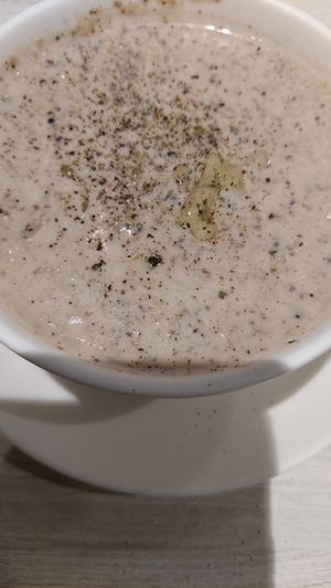 Mushroom soup at iVegan 爱素 - Thomson Plaza in Central Singapore