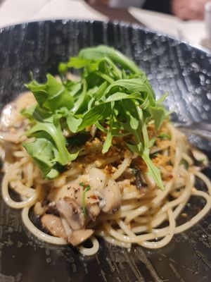 Mushroom Aglio Olio ~ 25/8/23 at iVegan 爱素 - Thomson Plaza in Central Singapore