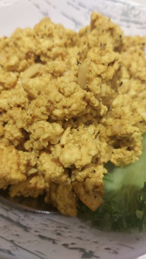 Scrambled tofu at iVegan 爱素 - Thomson Plaza in Central Singapore