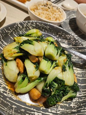 Stir fried Nai Bai ~ 3/2/24 at iVegan 爱素 - Thomson Plaza in Central Singapore