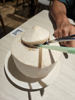 Fresh Coconut ~ 3/2/24 at iVegan 爱素 - Thomson Plaza in Central Singapore