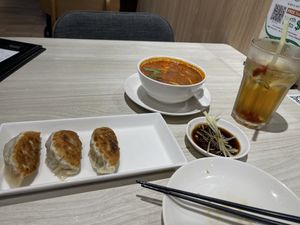 Dumplings and Tom Yum   at iVegan 爱素 - Thomson Plaza in Central Singapore