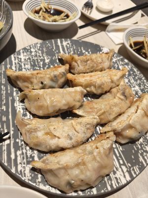Weird looking gyoza 😂 Feb 25 at iVegan 爱素 - Thomson Plaza in Central Singapore
