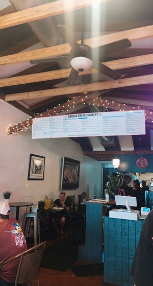 inside   at The Grilled Cheese Gallery in St Augustine