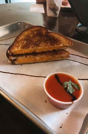 the classic (veganized)  at The Grilled Cheese Gallery in St Augustine