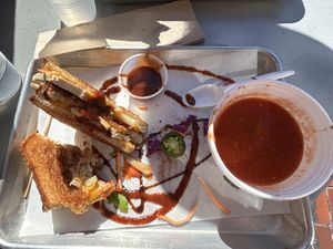   at The Grilled Cheese Gallery in St Augustine