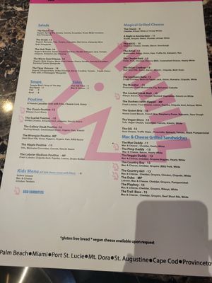  at The Grilled Cheese Gallery in St Augustine